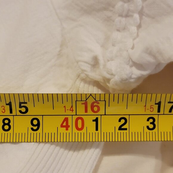 Gretty Zueger White Embroidered Button Down Top Size S - Picture 15 of 16